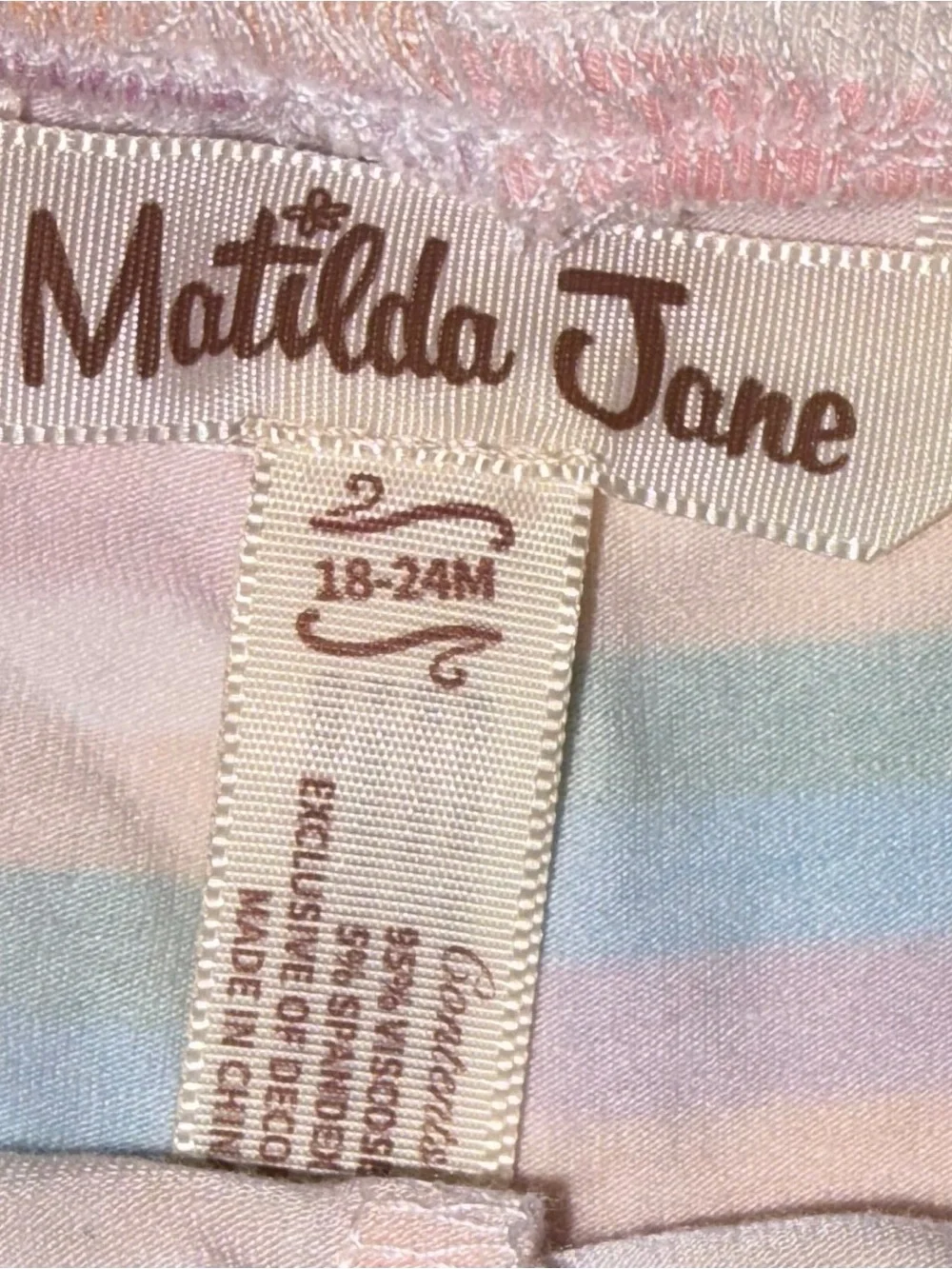 Matilda Jane Enchanted Egg Hunt pajamas sz 18-24 months NWT